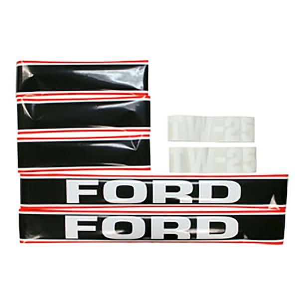 Aftermarket New Hood Decal Set Fits Ford / Fits New Holland Tractor TW25 FTW25 - main